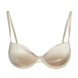 Monday Swimwear Capri Champagne Shiny Bikini Top